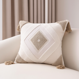 BohoKissen | Strukturierte Dekorative Zierkissen | Wohnzimmer Dekoration