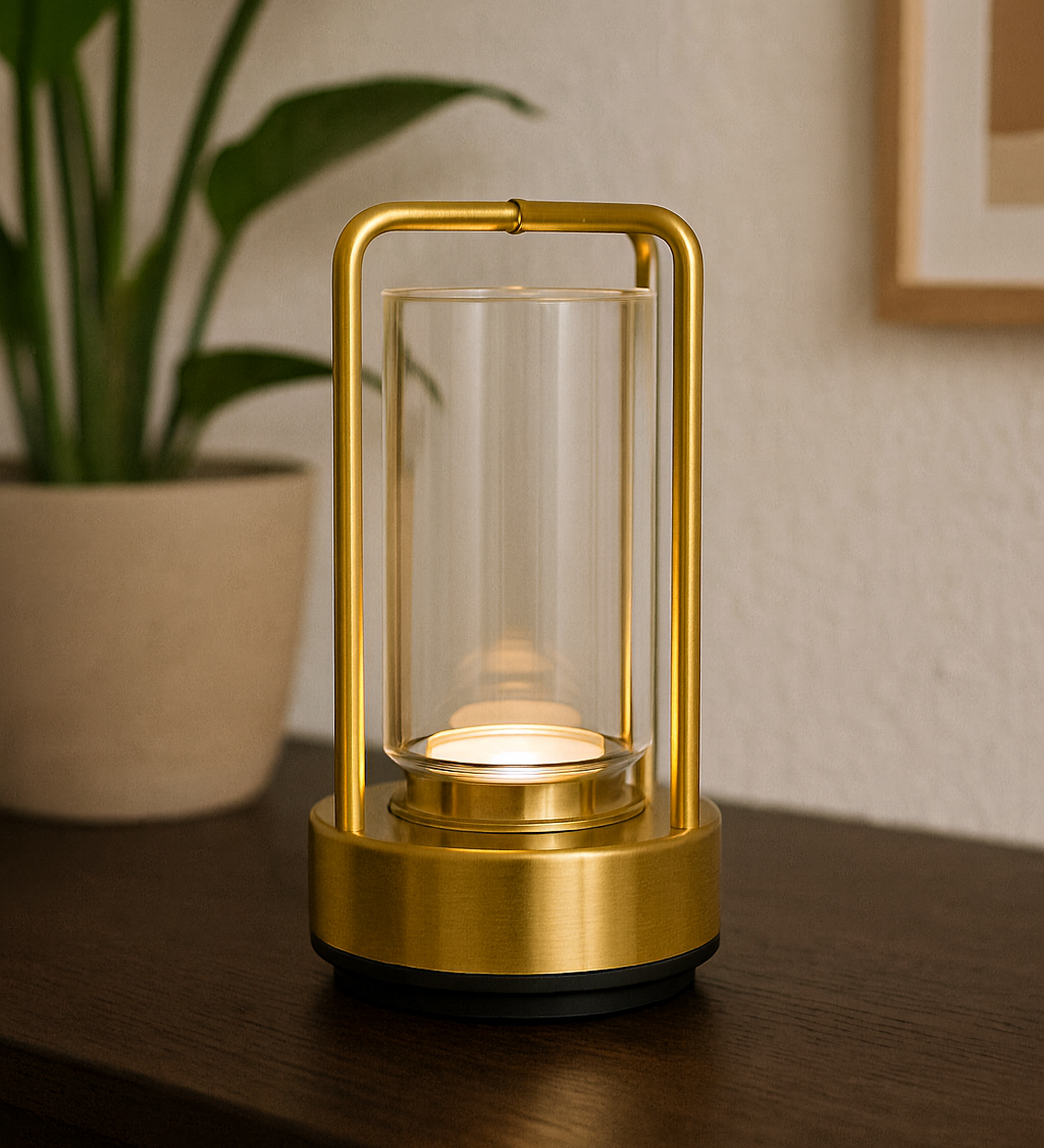 LuminaNord | Moderne Kabellose Tischlampe | Wohnzimmer Beleuchtung
