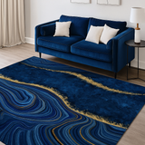 NordikMuster | Geometrische Rutschfeste Teppich | Wohnzimmer Dekoration