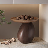 NordikStein | Moderne Runde Beistelltisch | Wohnzimmer Möbel