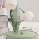 Tischlampe Blumen-Lampenschirm Wohnzimmer | Modern