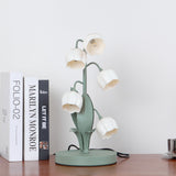 Tischlampe Blumen-Lampenschirm Wohnzimmer | Modern