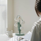 Tischlampe Blumen-Lampenschirm Wohnzimmer | Modern