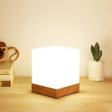 Tischlampe LED Modern Holz Wohnzimmer Schlafzimmer | Innen