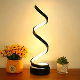 Tischlampe LED Spiral Modern Wohnzimmer | Deko