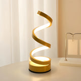 Tischlampe LED Spiral Modern Wohnzimmer | Deko